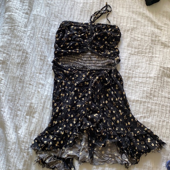 Planet Blue Cutout Dress - Picture 1 of 5